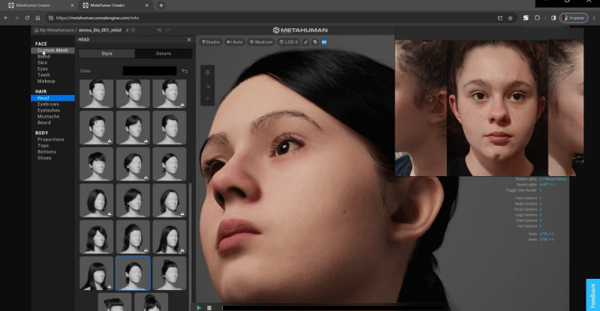 Создание метачеловека по результатам 3D-сканирования