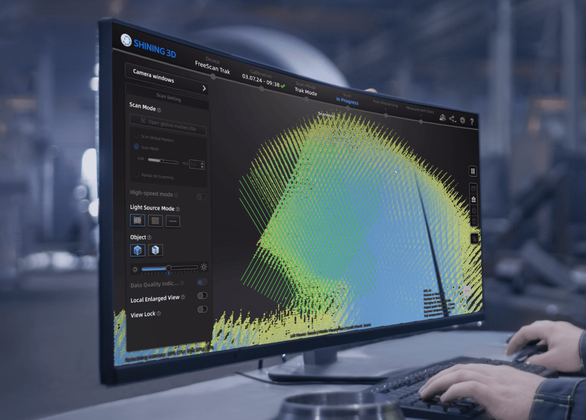 ПО для сканирования SHINING 3D FreeScan