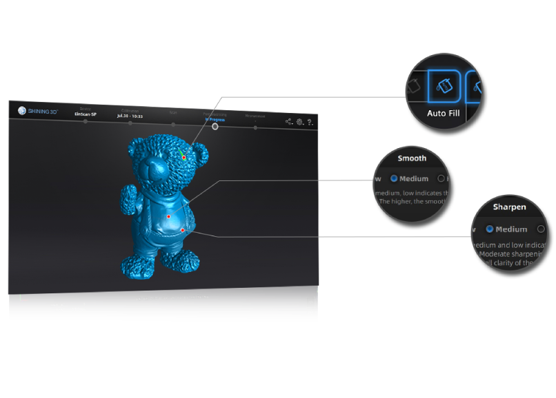 EinScan SP V2 Стабильные и надежные результаты