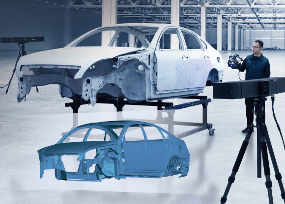 FreeScan Trak Pro2 поддерживает как оптическое отслеживание, так и сканирование по маркерам