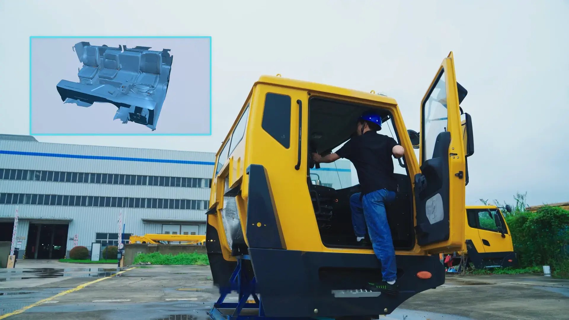 строительная техника и данные 3D-сканирования строительная техника и данные 3D-сканирования