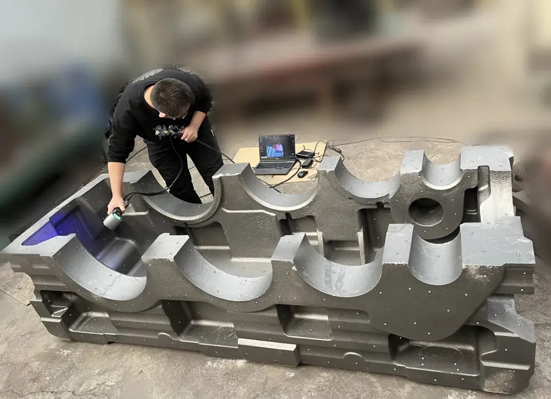 3D-сканирование корпуса редуктора