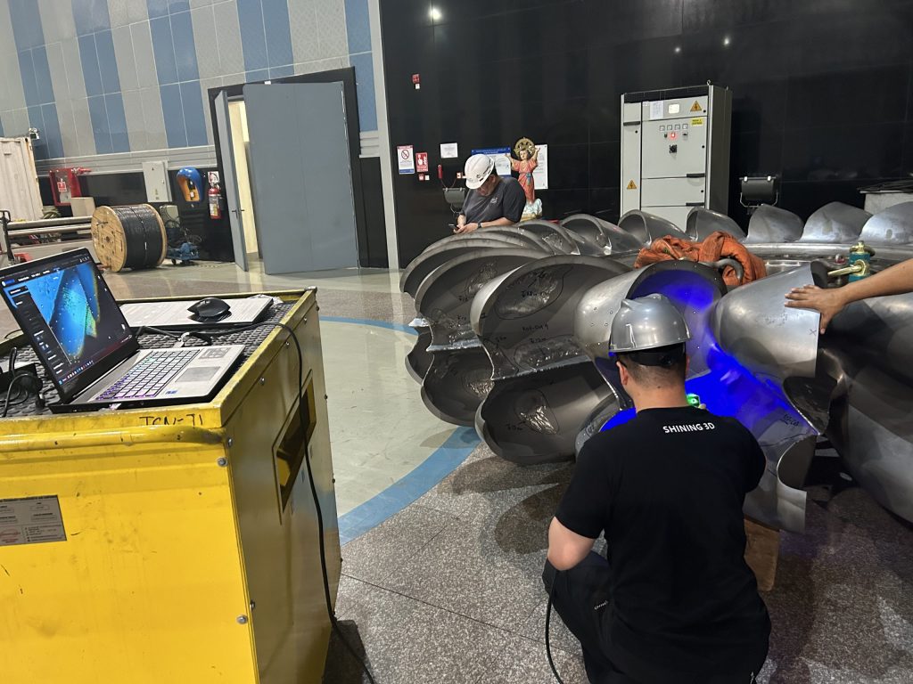 3D-сканирование гидротурбины