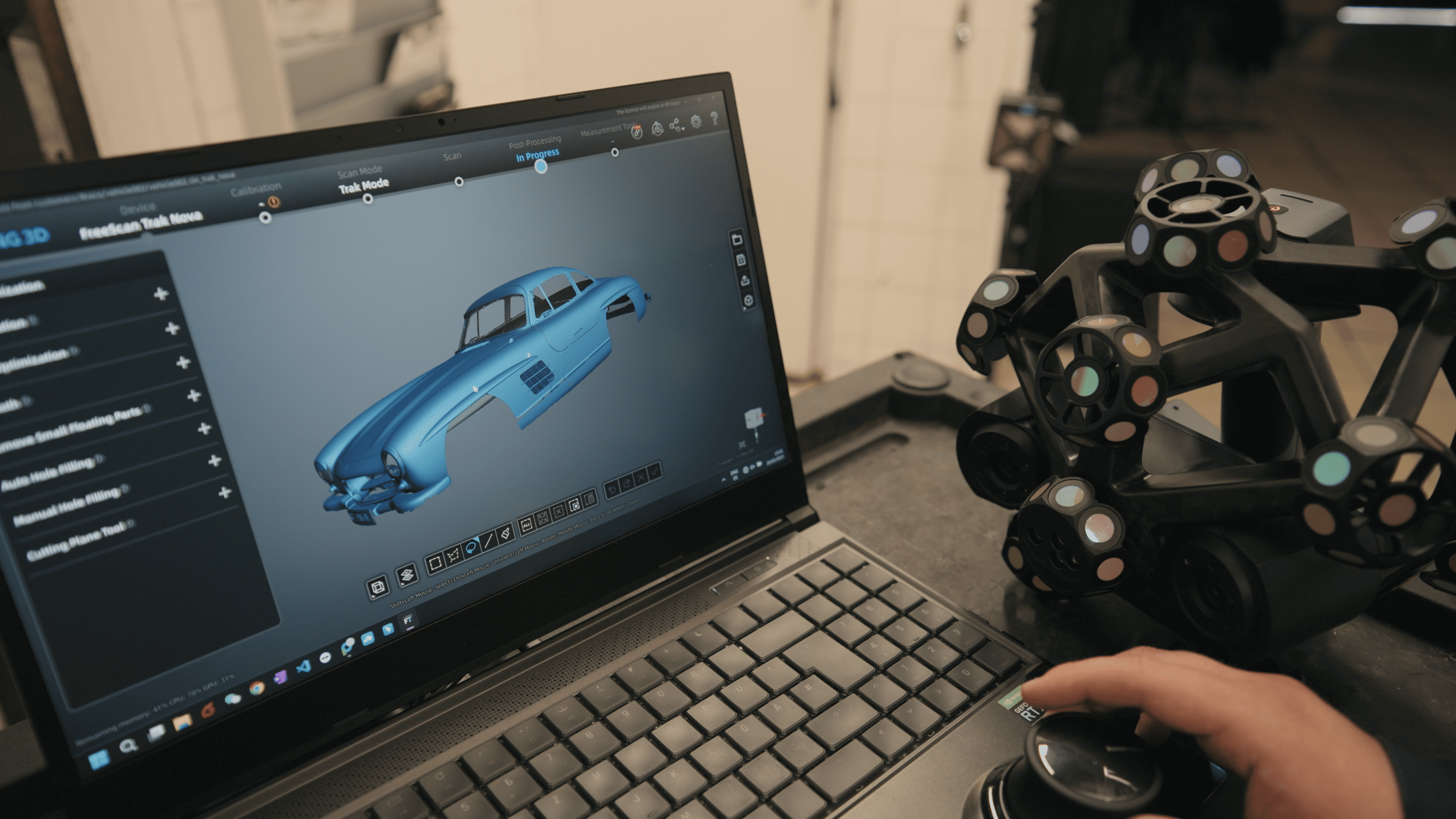 3D-скан винтажного автомобиля