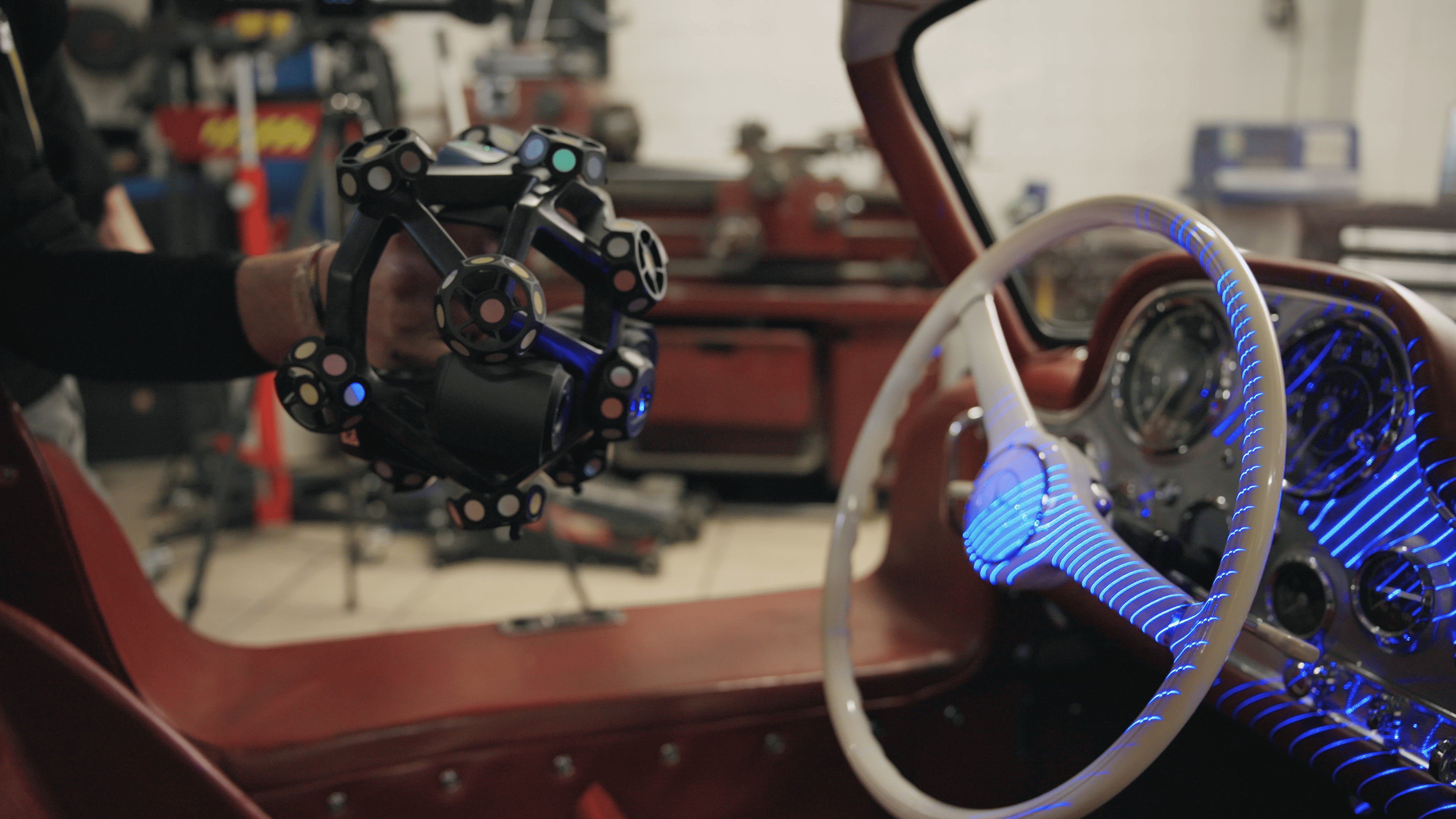 3D-сканирование салона автомобиля