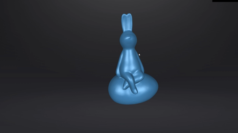 Результат 3D-сканирования фарфоровой формы