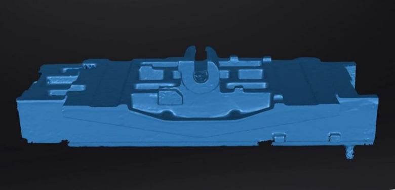 Комплексный набор трехмерных данных одной из отливок компании