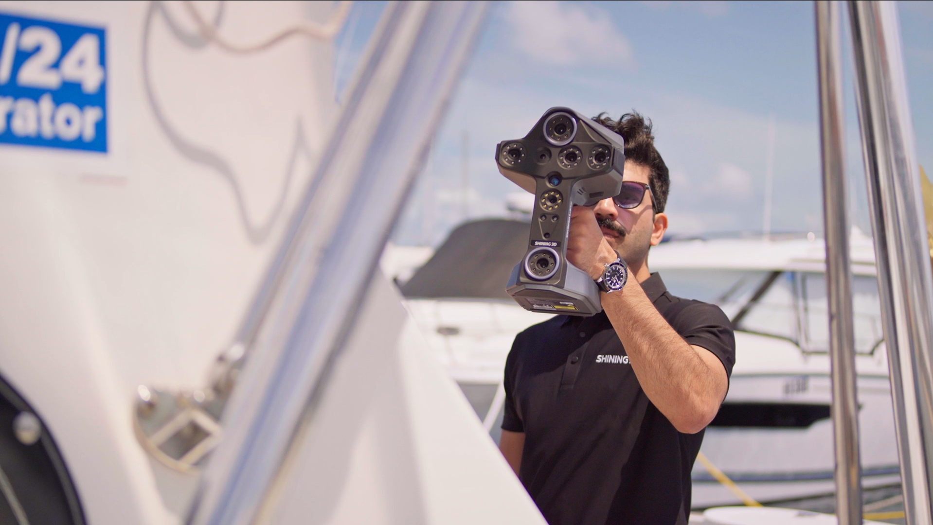 Сканирование на открытом воздухе EinScan Libre