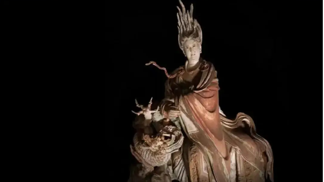 Статуя «Золотой дракон на шее», Цзиньчэн, Шаньси