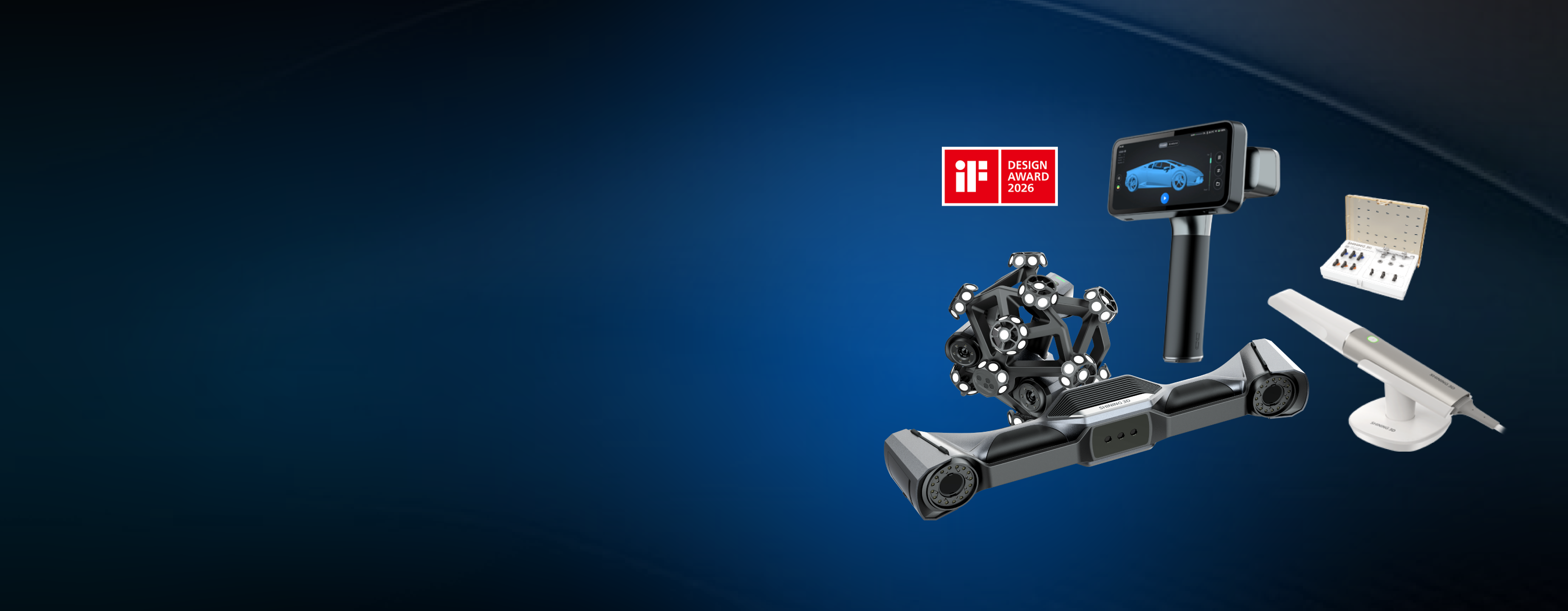 SHINING 3D получает премию iF DESIGN AWARD 2026