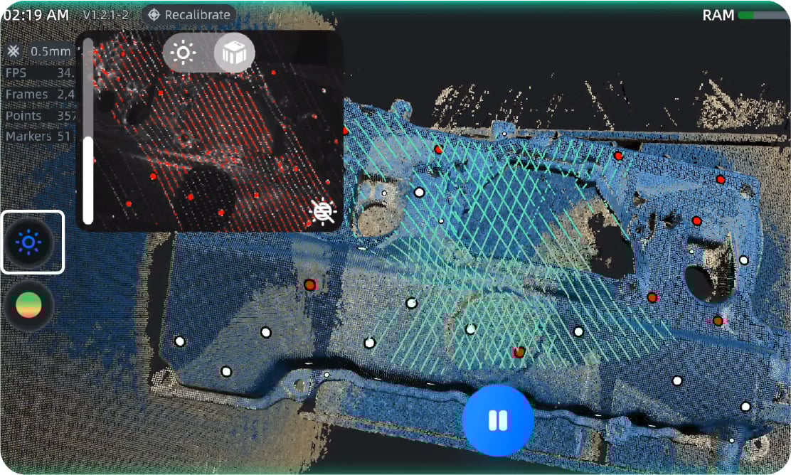 Сканирование с адаптацией к сценарию