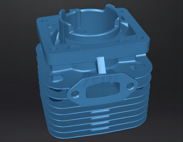 Scan cylinders with OptimScan-5M plus to detect deviations.
