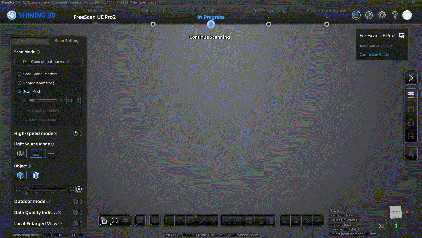 Экспорт шаблона сканирования