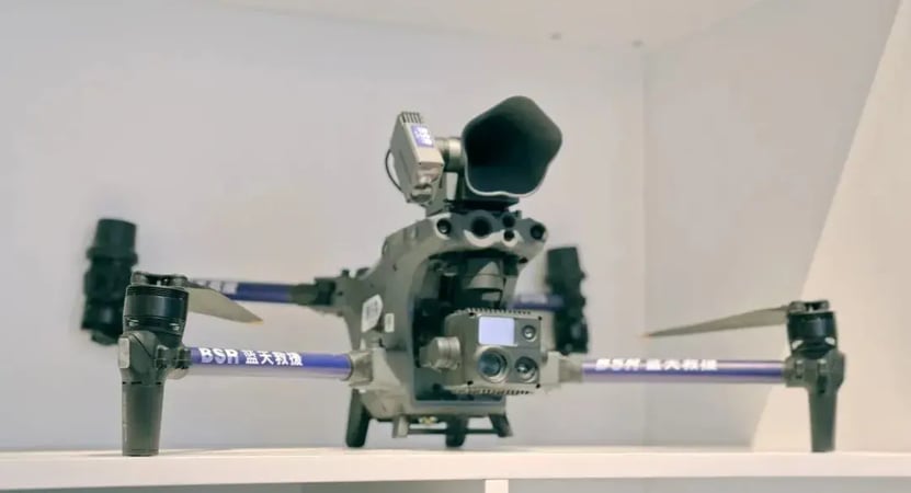 БПЛА, используемый командой Blue Sky Rescue