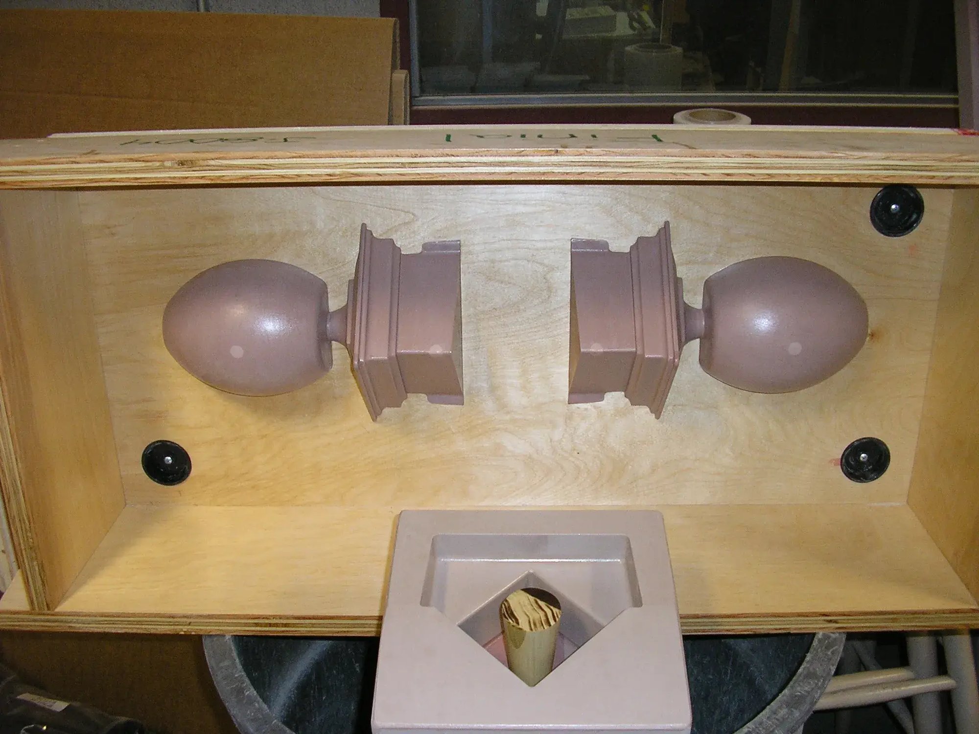 Готовый деревянный шаблон для изготовления формочек для песка