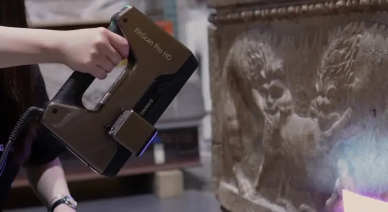 Digital Archaeology at the Museum of Fine Arts: 3D Scanning Etruscan Sarcophagi