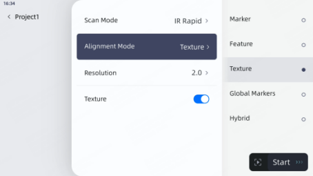 Выравнивание по текстуре