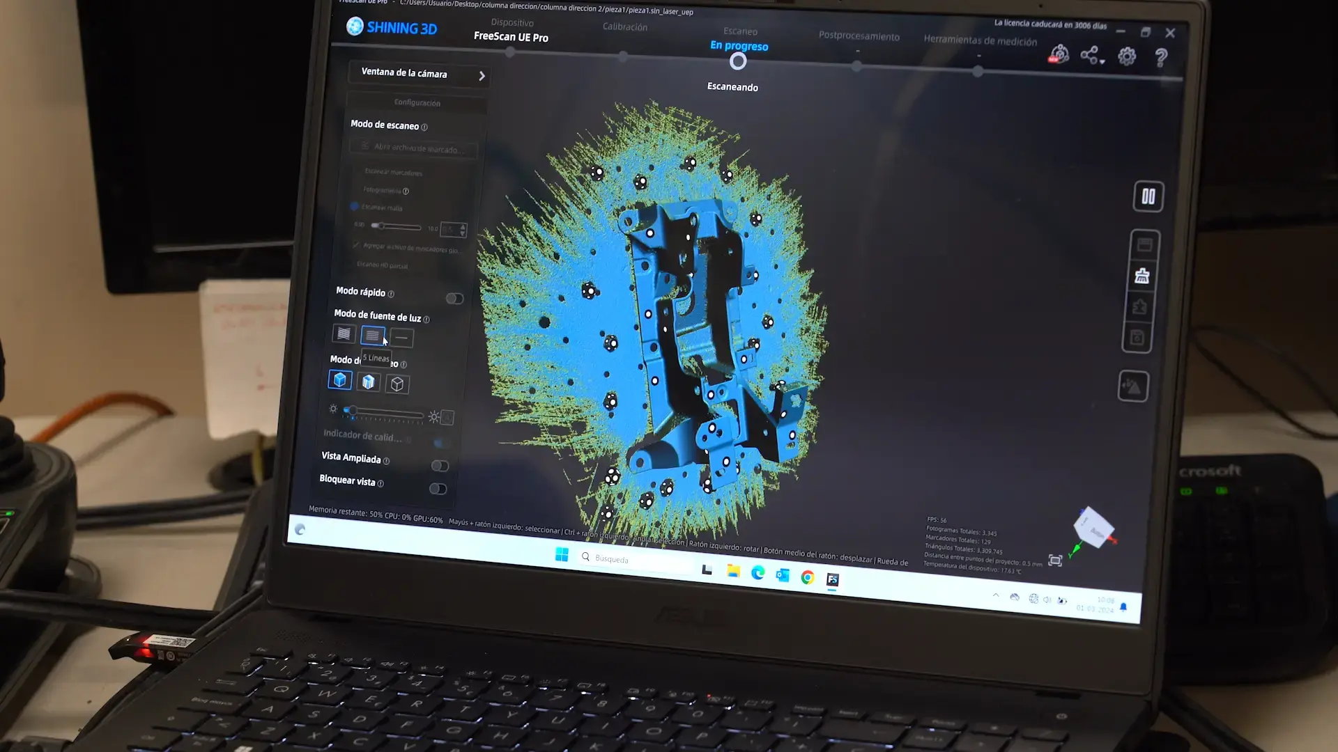 Данные сканирования 1