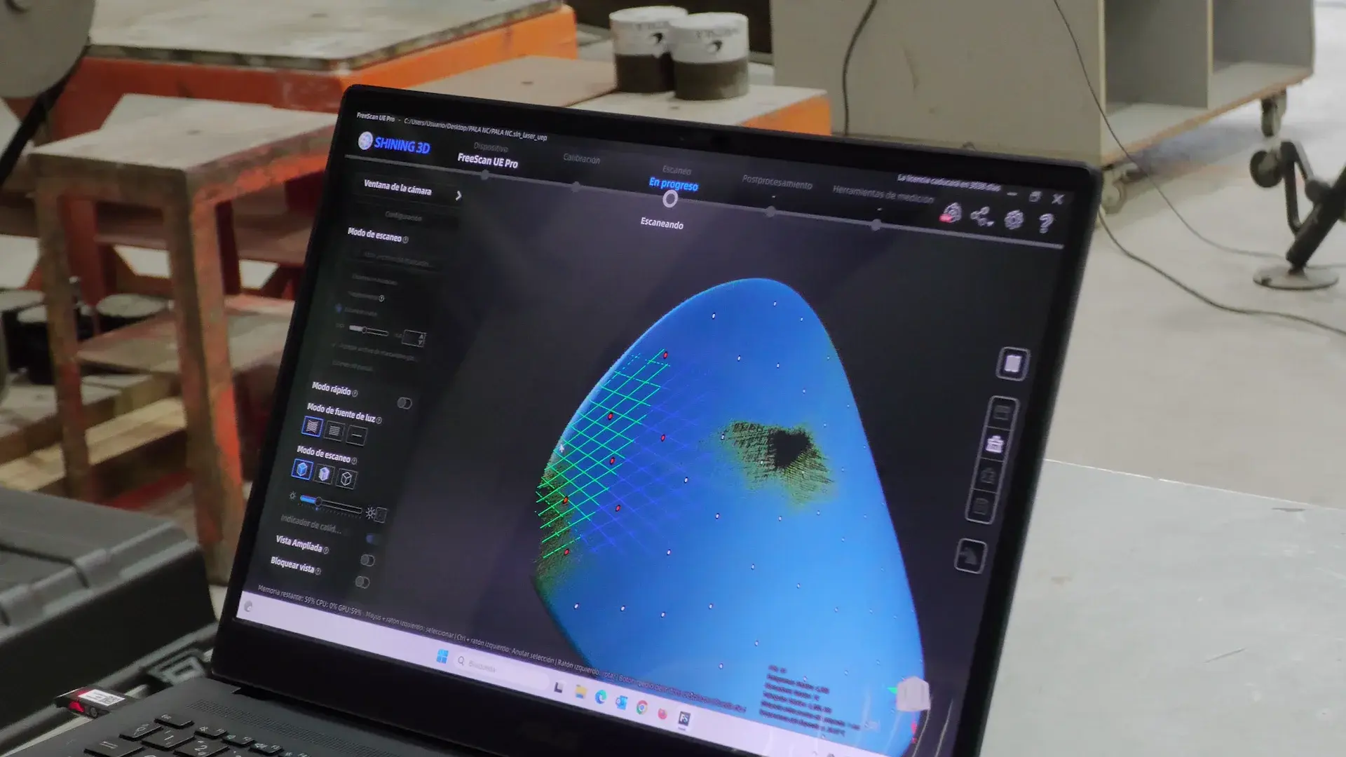 Данные сканирования 2