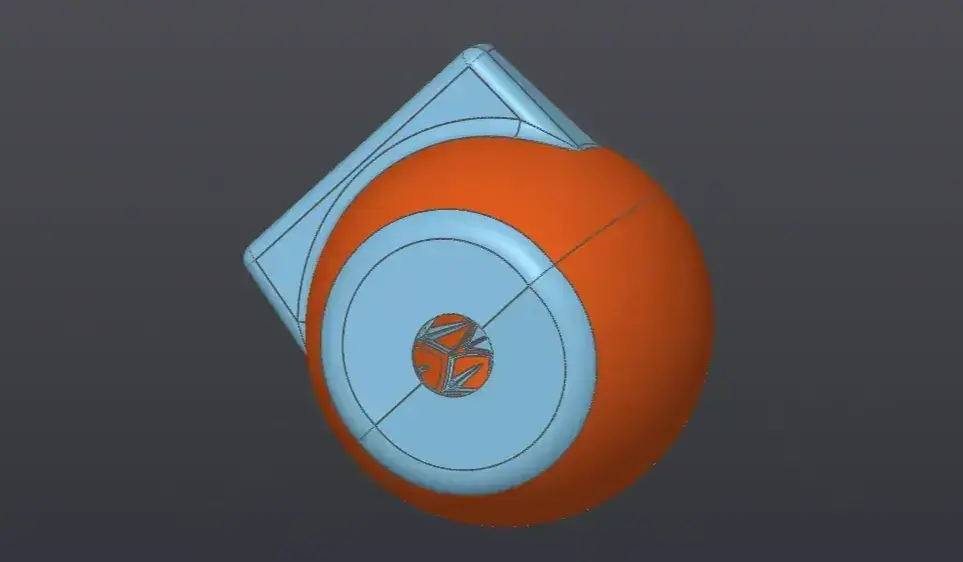 3D-модель песчаной формы для навершия