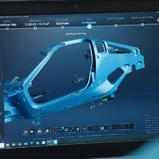 Результаты сканирования монокока с помощью FreeScan Trak Pro2 Результаты сканирования монокока с помощью FreeScan Trak Pro2